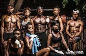 非洲村子打造露天健身房，肌肉型男层出不穷