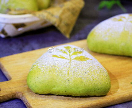 春日里的一抹绿——艾香奶酪面包