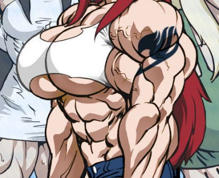 【肌肉女漫画】肌肉魔法糖（1）